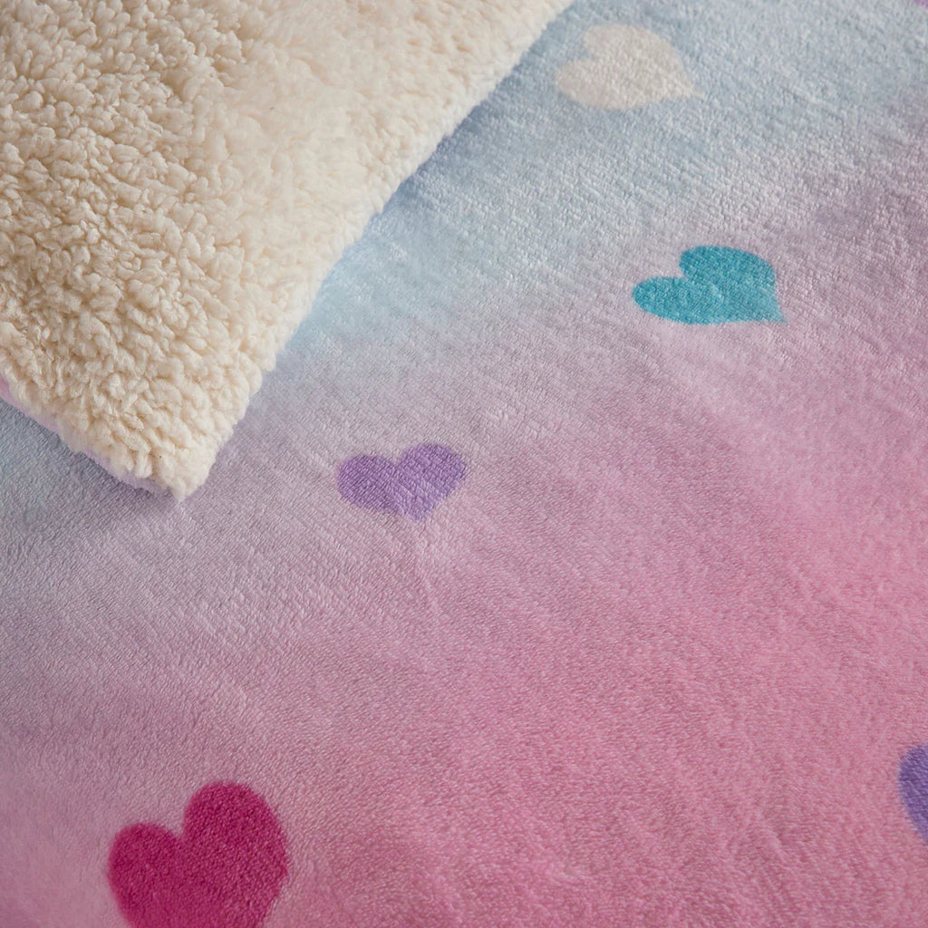 Cosy Ombre Heart Duvet Cover Set