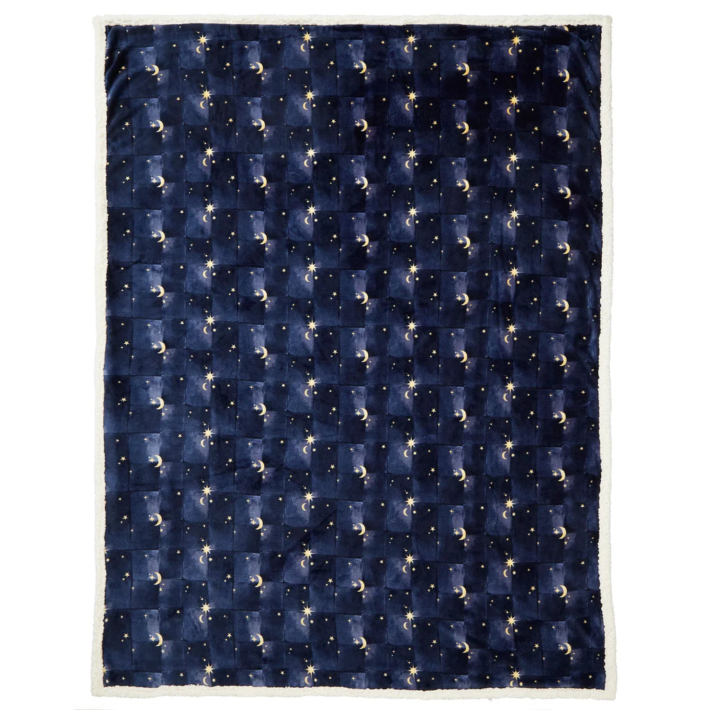 Cosmic Star Throw in Navy 150 x 200cm