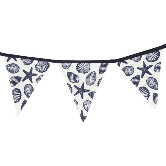 Seashell Fabric Bunting 1.5m