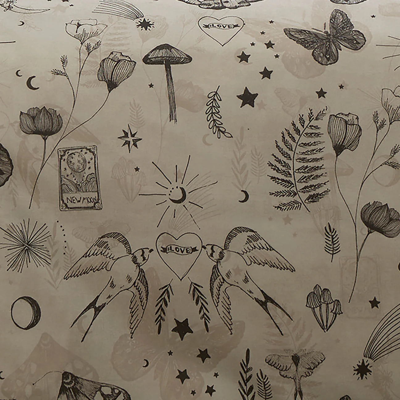 Duvet Cover Set Celeste in Grey