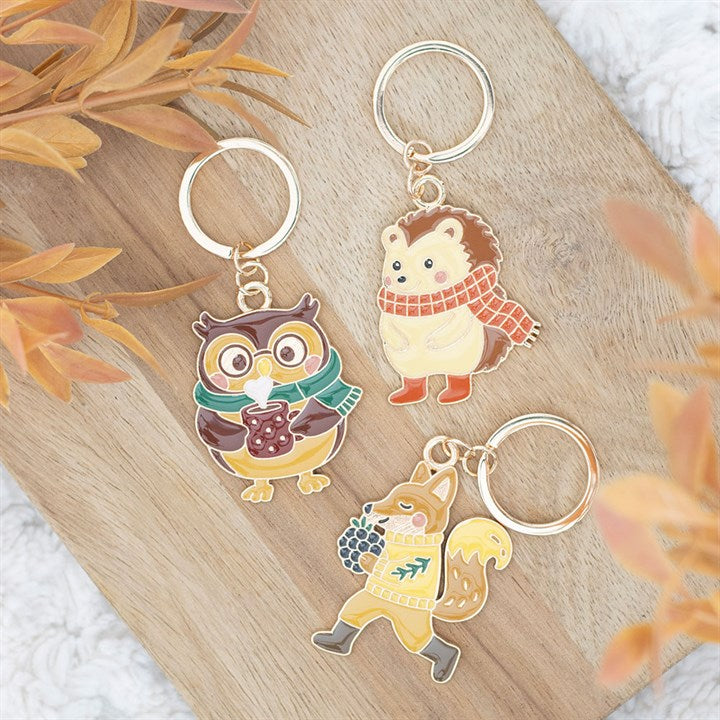 Woodland Creature Keyring's - 3 Characters