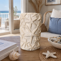 Cream Starfish Decorative Vase - Large - 25cm