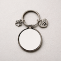 Photo Upload Best Friend Paw Charm Keyring