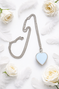 Personalised Memorial Heart Necklace – Photo Upload Keepsake with Optional Ashes Compartment