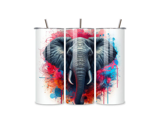 Colour Splash Elephant 20oz Tumbler