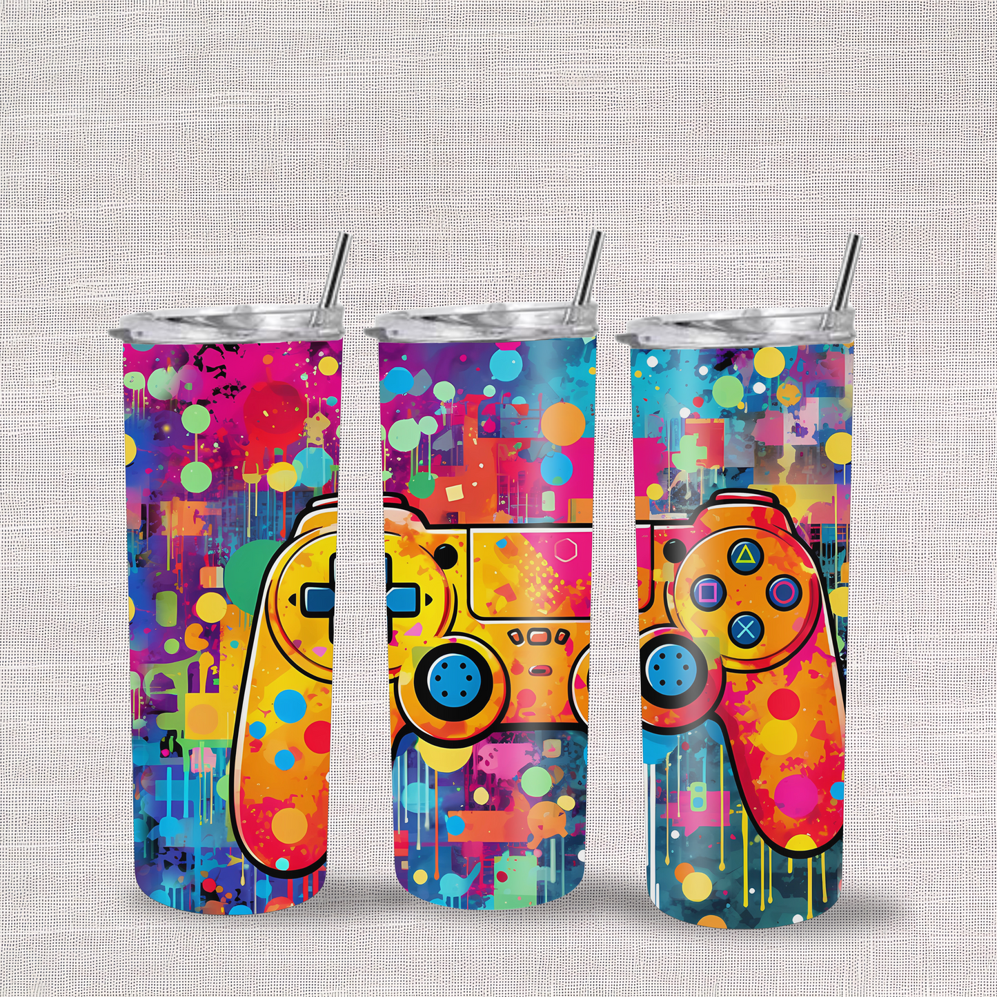 20oz Tumbler - Gaming Controller Design
