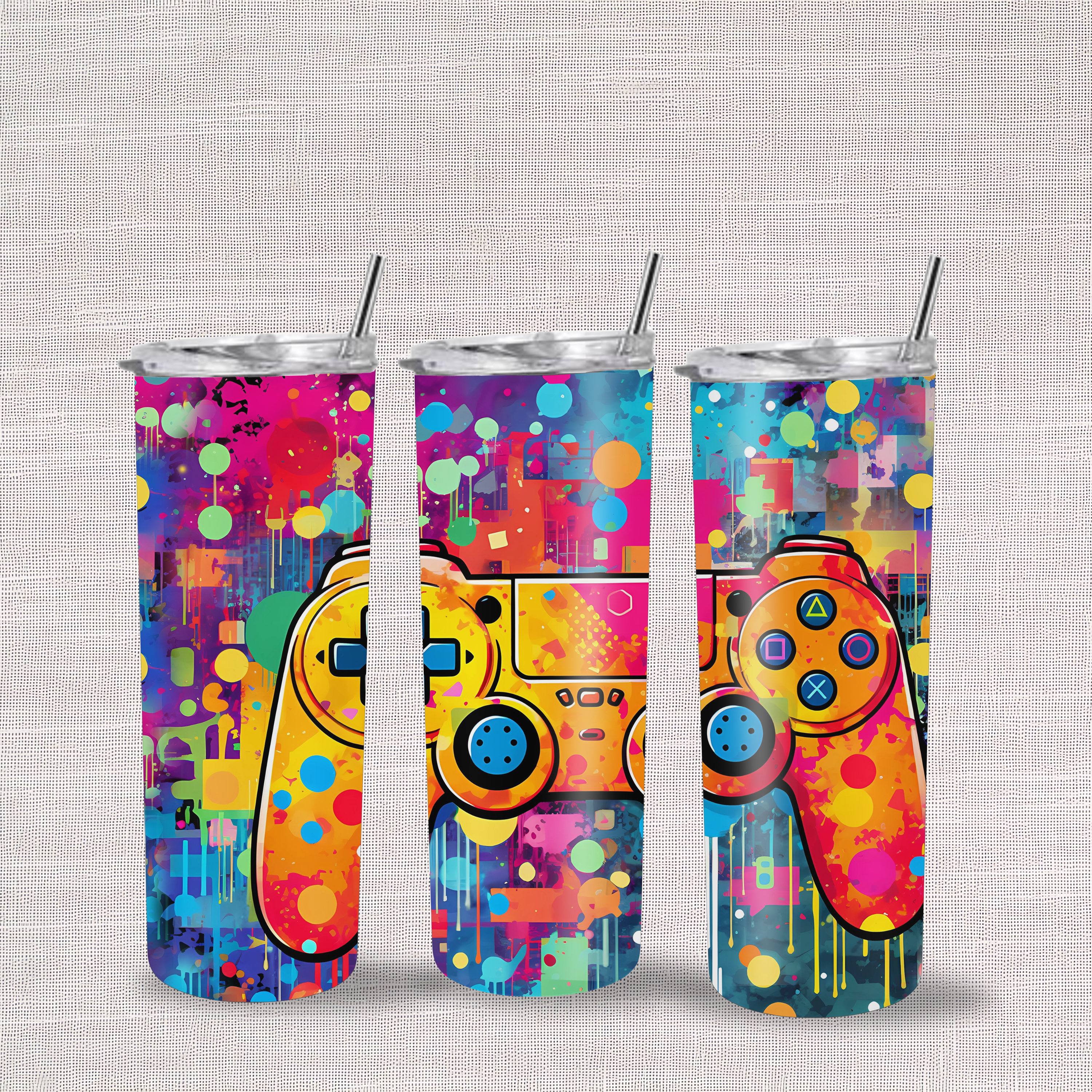 20oz Tumbler - Gaming Controller Design