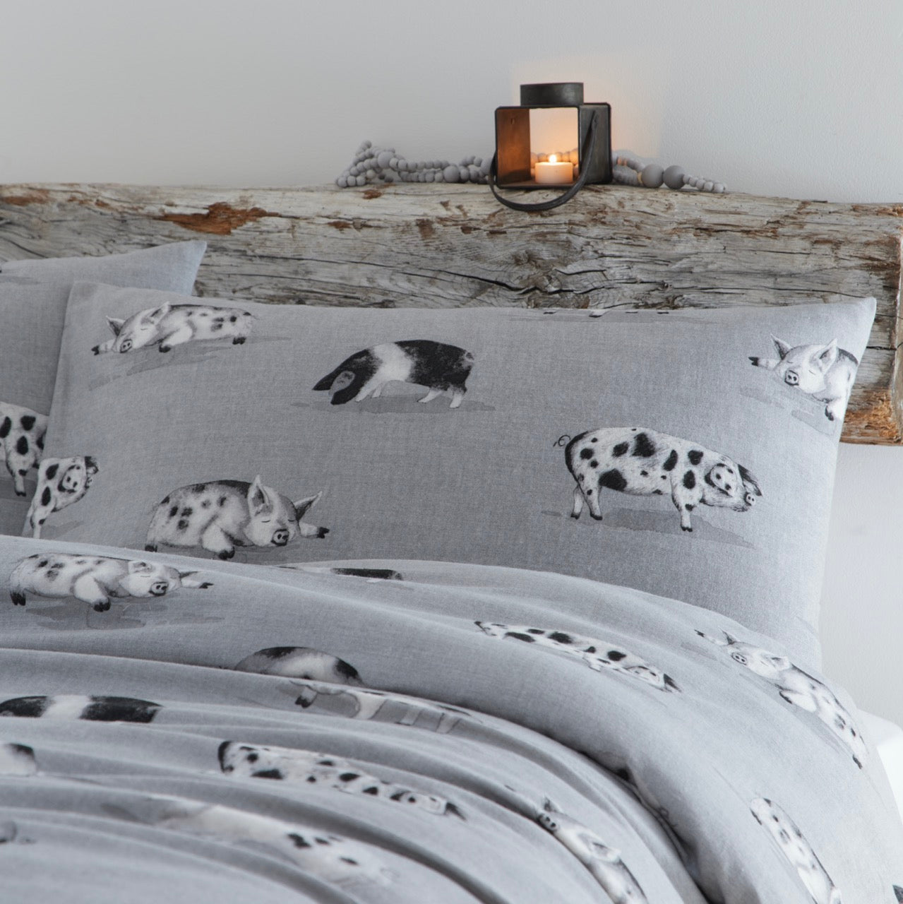 Cosy Pig 100% Brushed Cotton Bedding Set