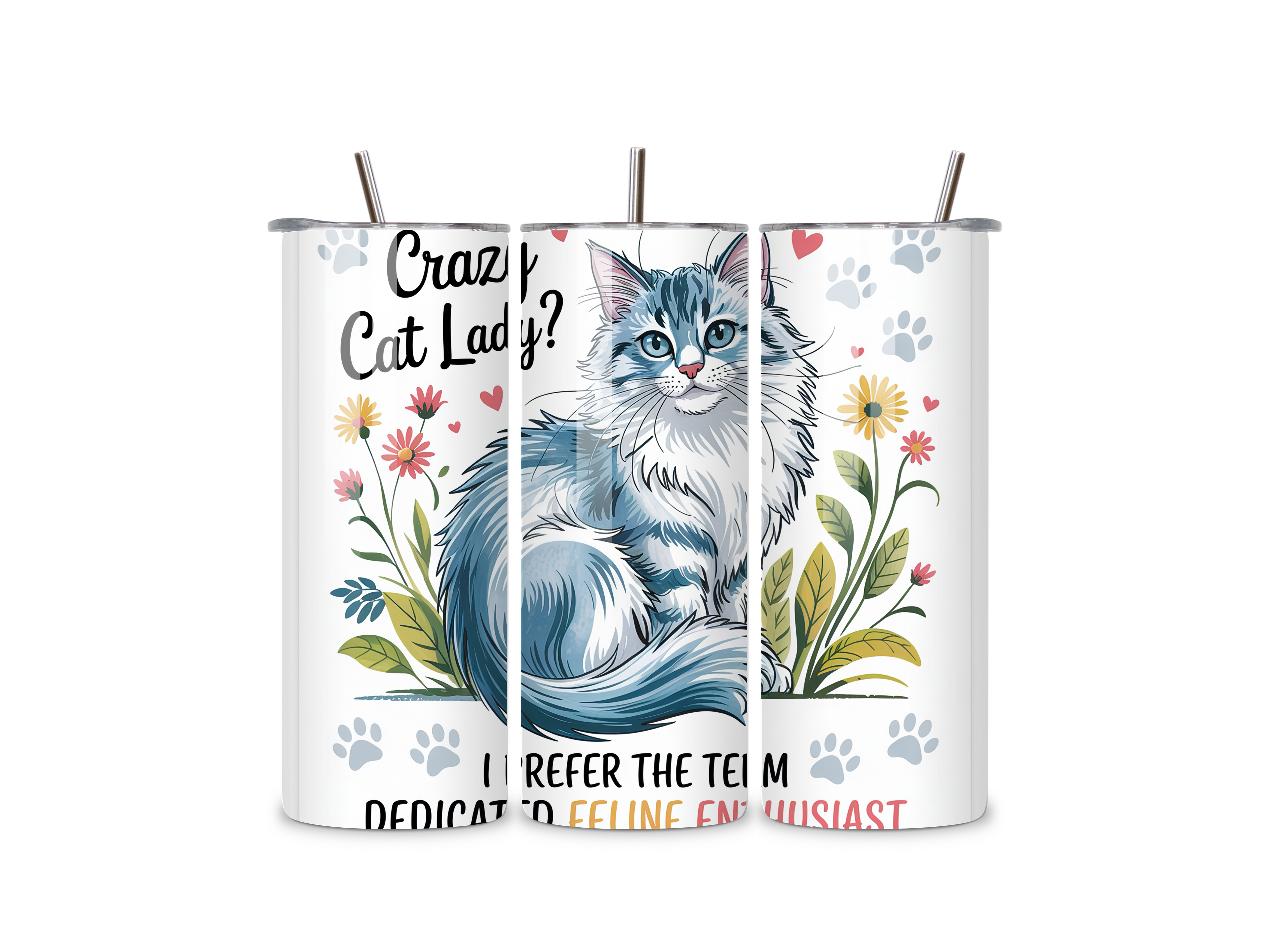 Crazy Cat Lady 20oz Tumbler