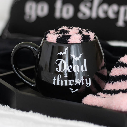 Dead Thirsty Mug and Sock Gift Set