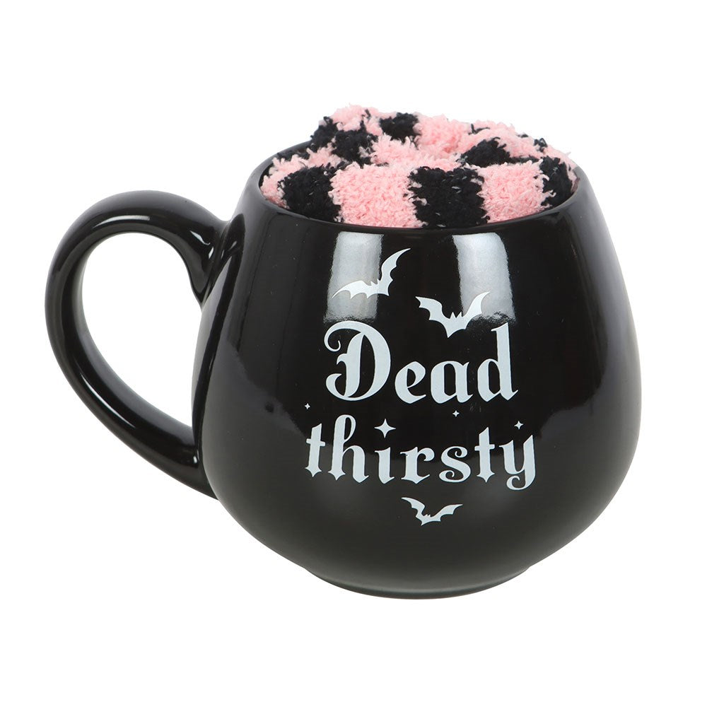 Dead Thirsty Mug and Sock Gift Set