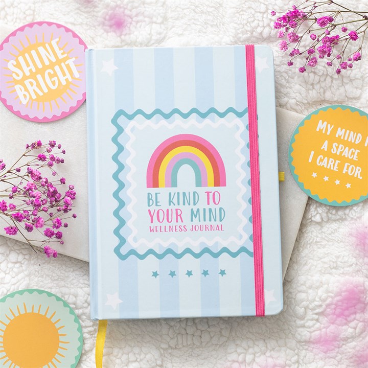 Be Kind to Your Mind A5 Wellness Journal with Citrine Pen