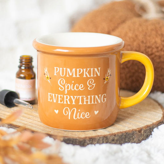 Pumpkin Spice Mug Shaped Oil Burner and Wax Warmer