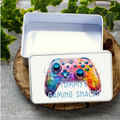 Personalised Controller Gaming Snacks Tin