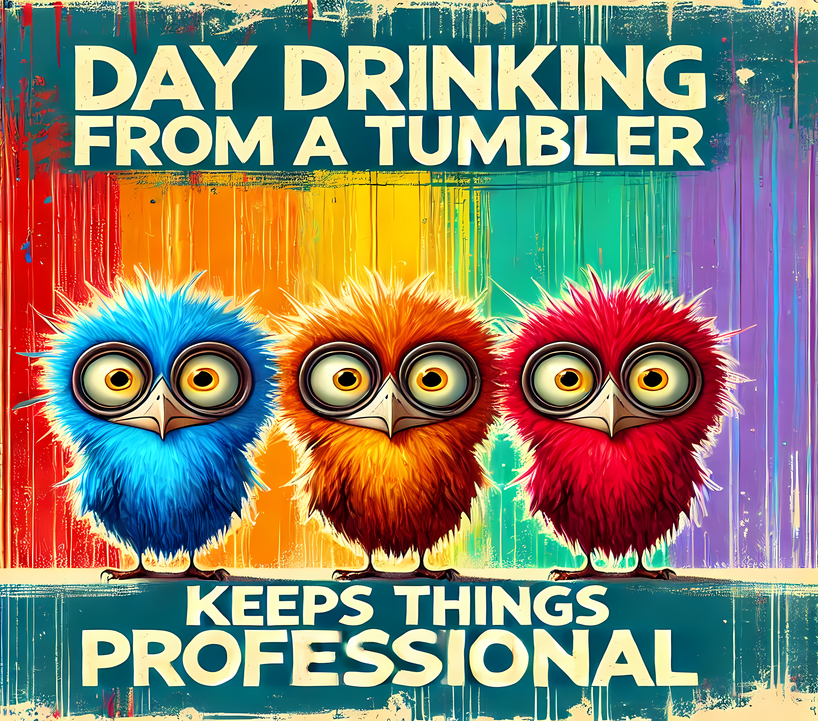 Day Drinking 20oz Stainless Steel Skinny Tumbler