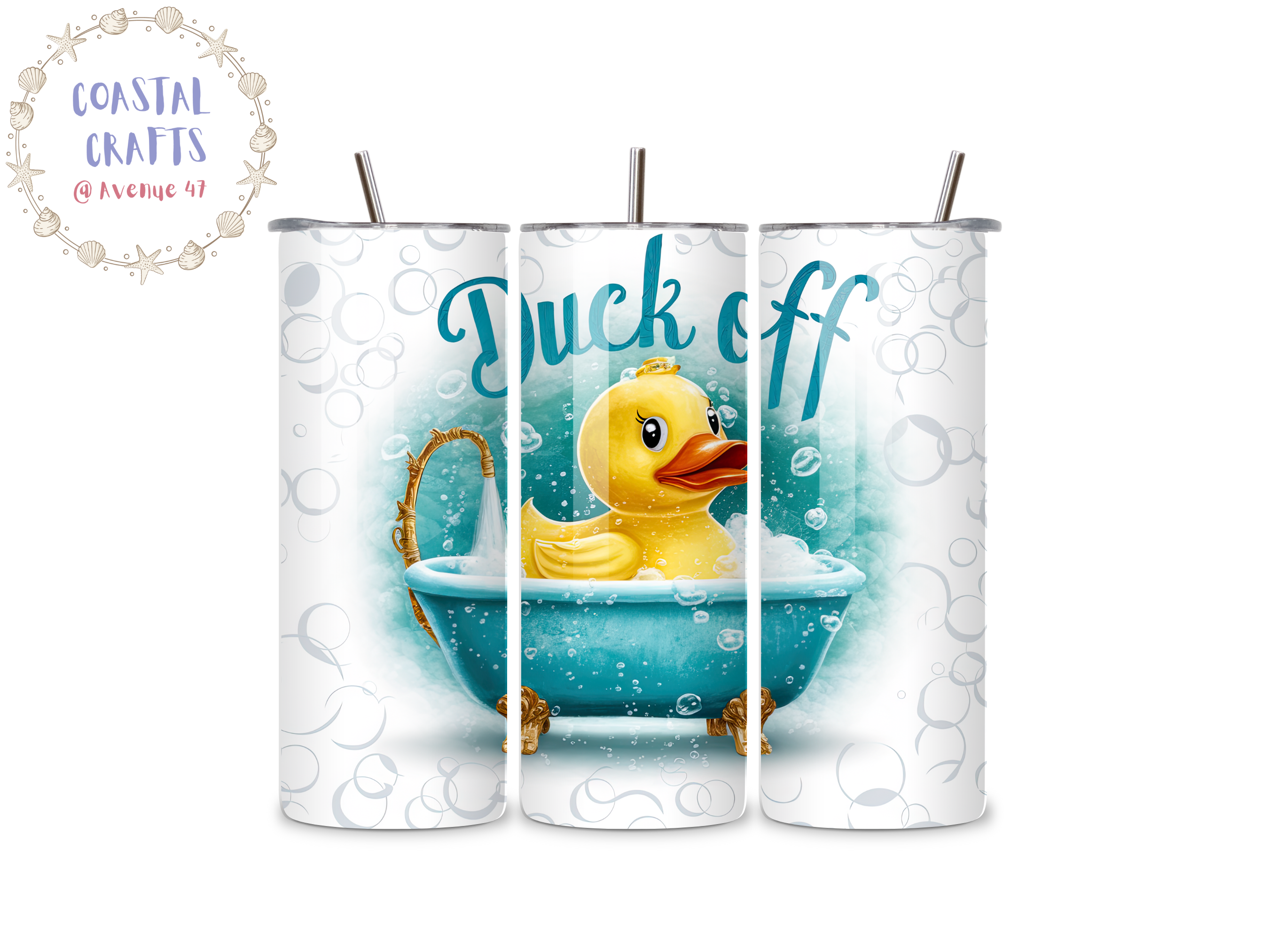 Duck Off  - 20oz Stainless Steel Skinny Tumbler