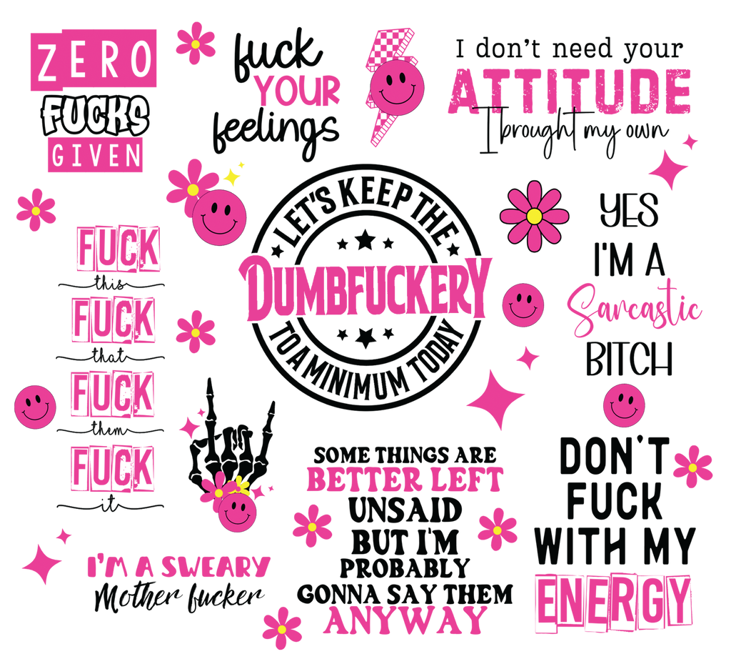 Rude Humour - 20oz Stainless Steel Skinny Tumbler