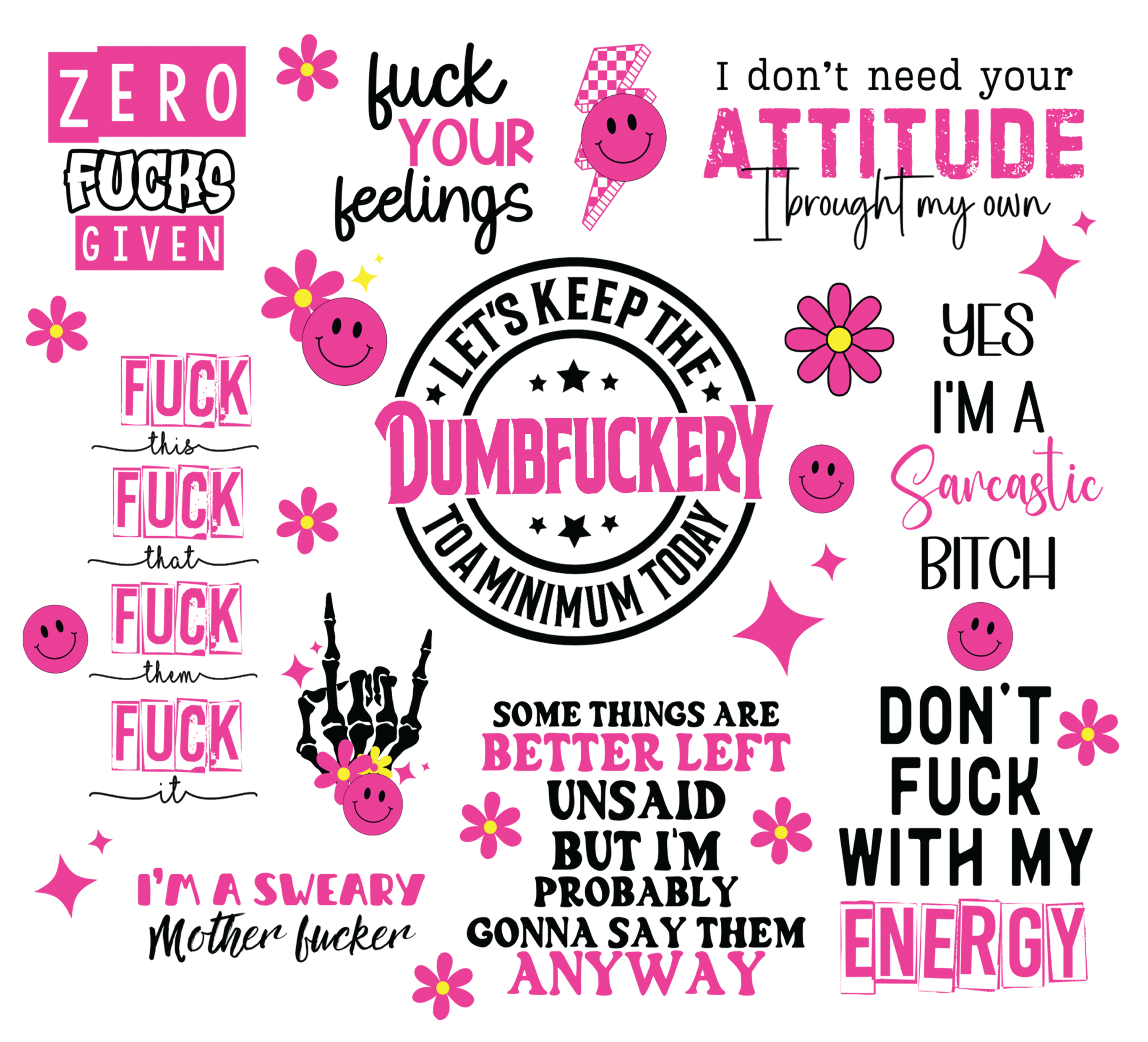 Rude Humour - 20oz Stainless Steel Skinny Tumbler