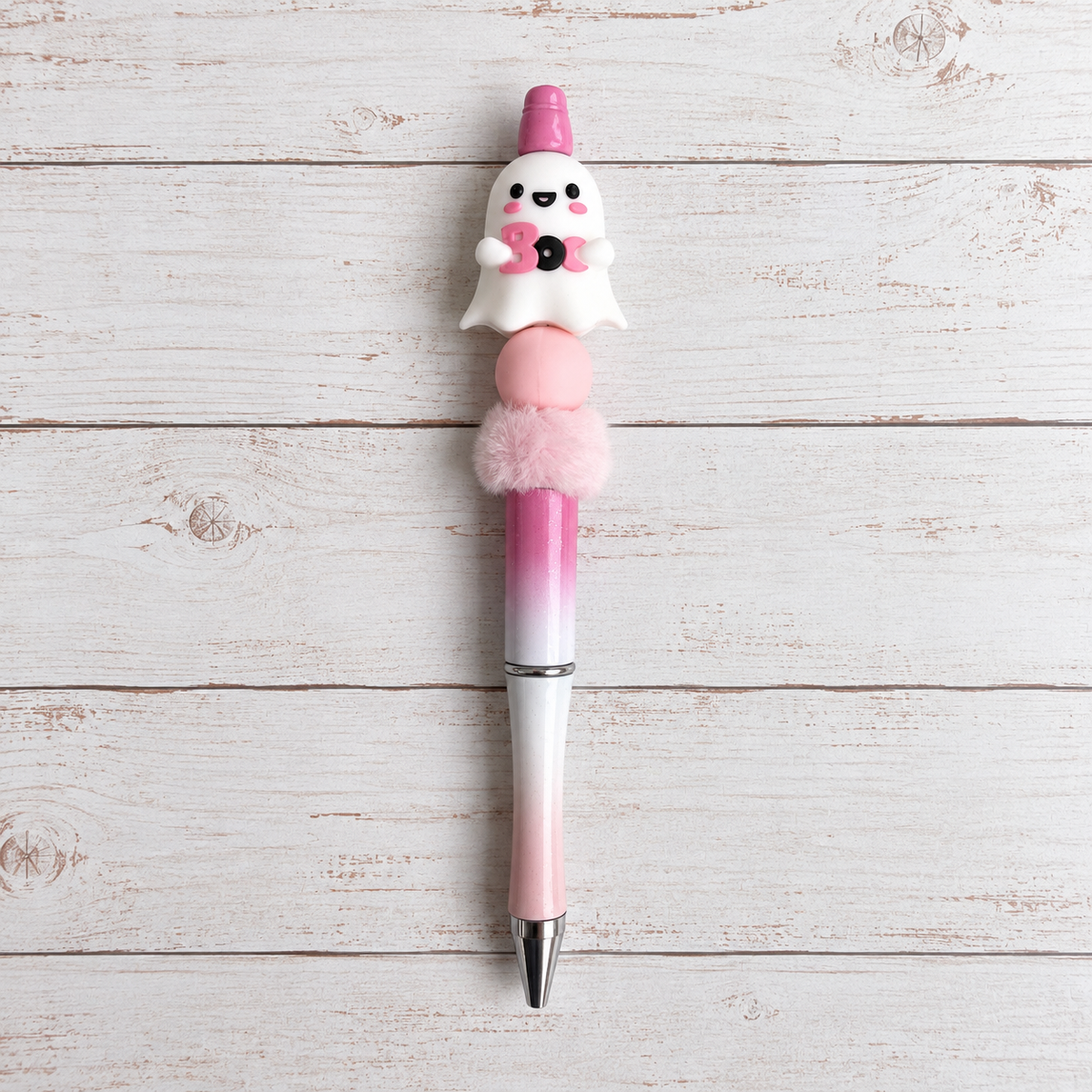 Ghost Novelty Beaded Pen