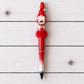 Santa Gonk Novelty Beaded Pen