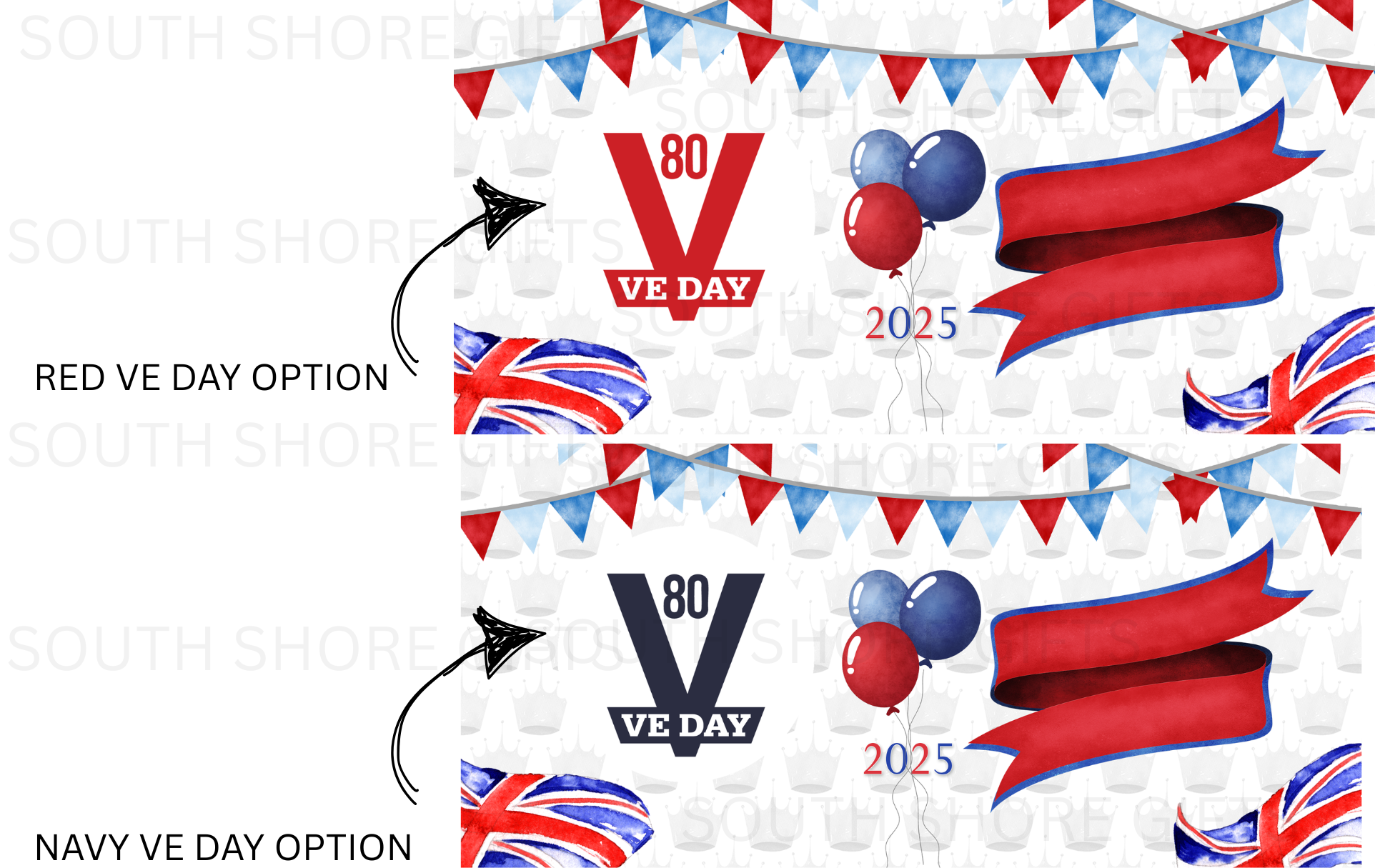 VE Day 80th Anniversary Street Party Mug – Personalised Commemorative Edition