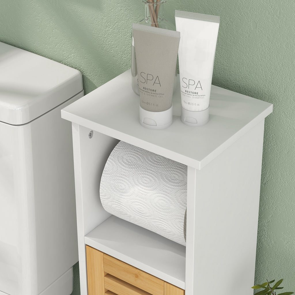 Bathroom Cabinet With Toilet Paper Holder
