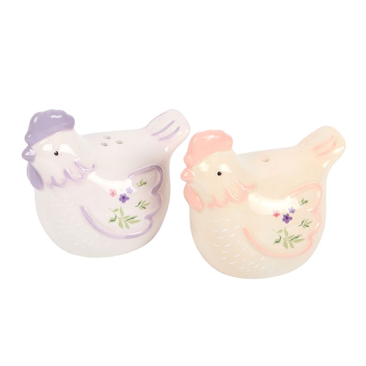 Hen Shaped Salt and Pepper Shakers