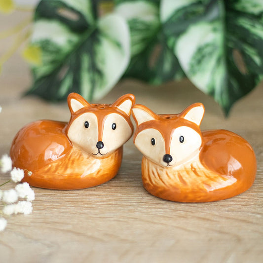 Fox Salt & Pepper Shakers