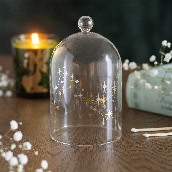 Stardust Glass Candle Cloche