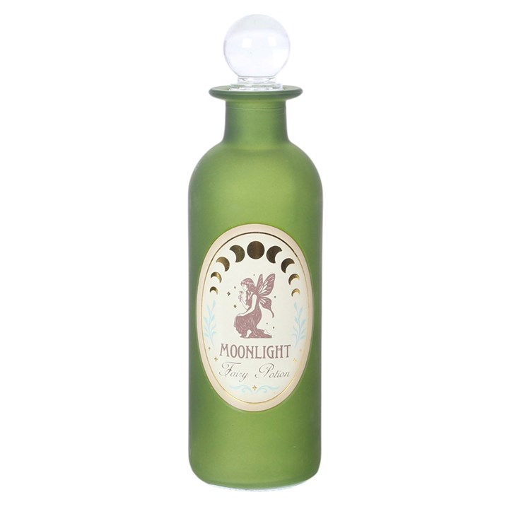 Moonlight Fairy Decorative Glass Potion Bottle