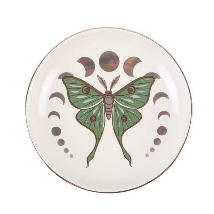 Moonphase Moth Trinket Dish