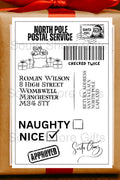 🎅🏻 North Pole Parcel Stickers – Nice List Edition (Bundle of 20) 🎁