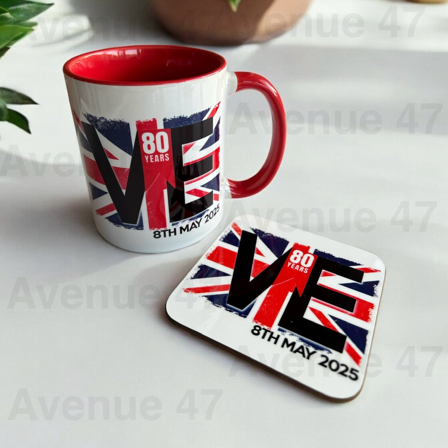 VE Day 80th Anniversary Mug & Coaster Sets