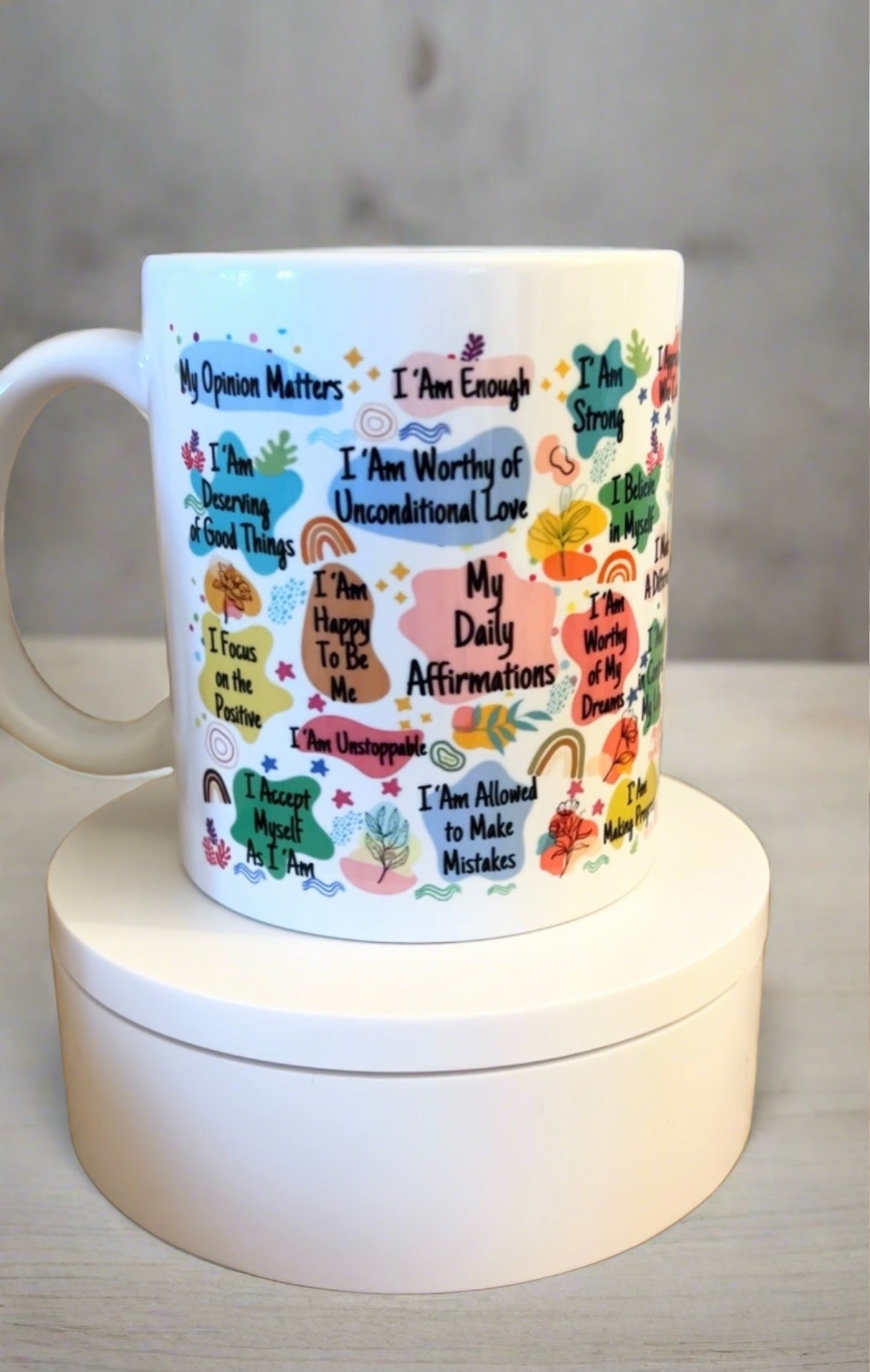 My Daily Affirmations - Vibrant. Mug or Travel Mug
