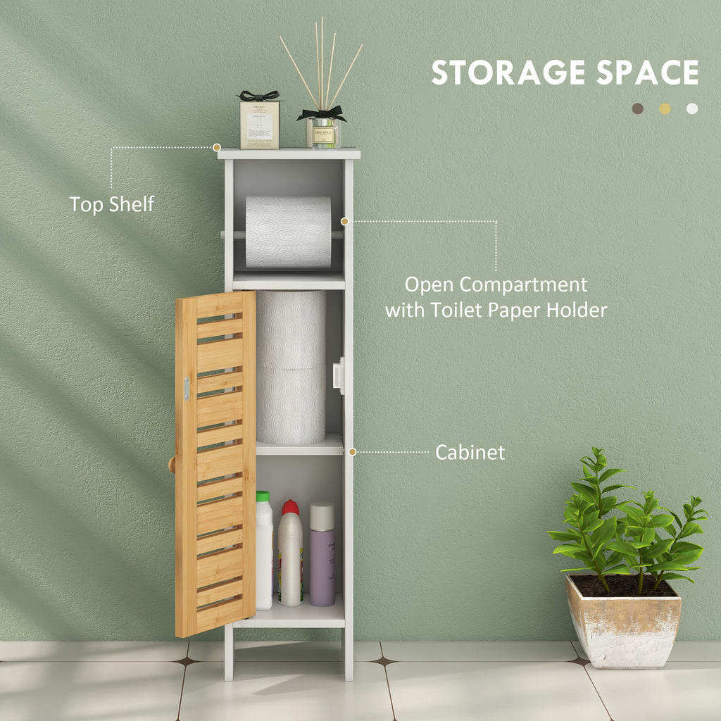 Bathroom Cabinet With Toilet Paper Holder