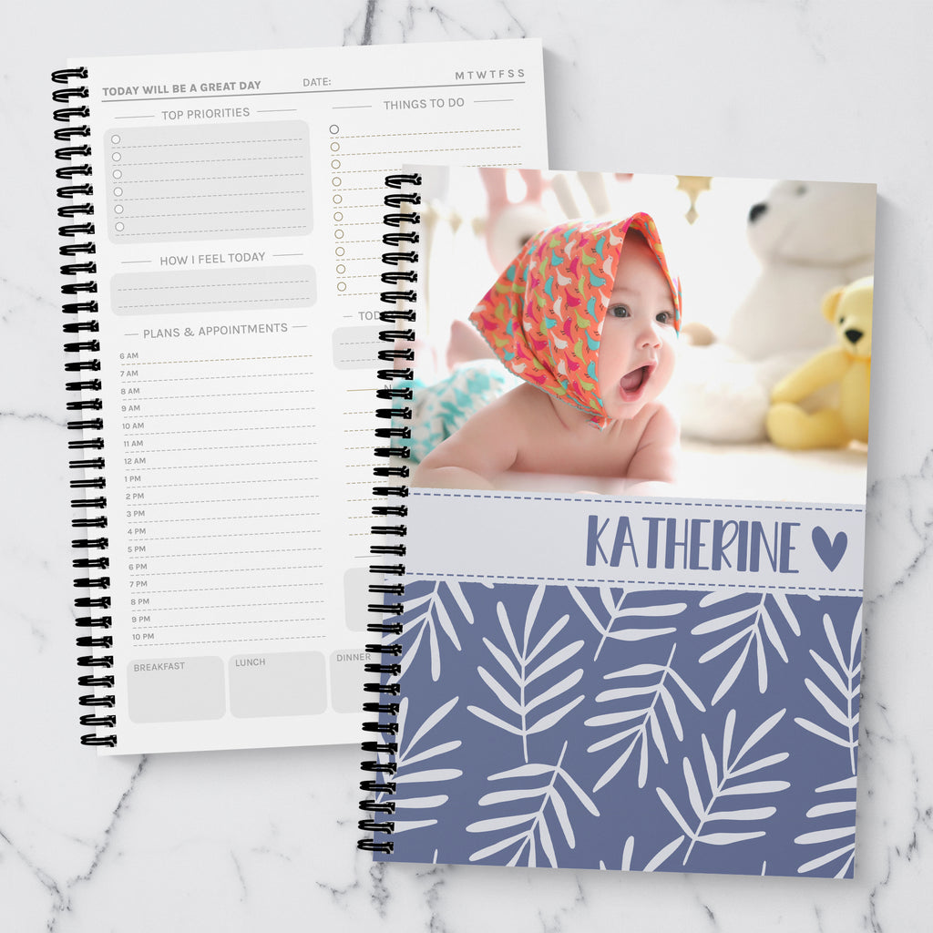 Rich Botanical Photo Upload Daily Planner