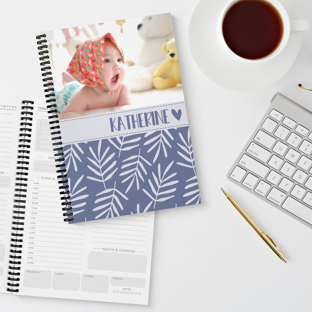 Rich Botanical Photo Upload Daily Planner