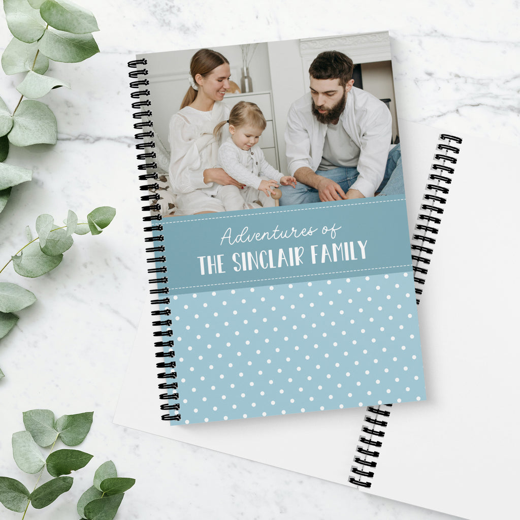 Polka Colour Photo Upload Notebook