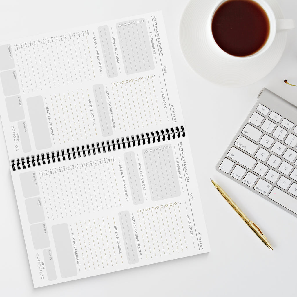 Rich Botanical Photo Upload Daily Planner