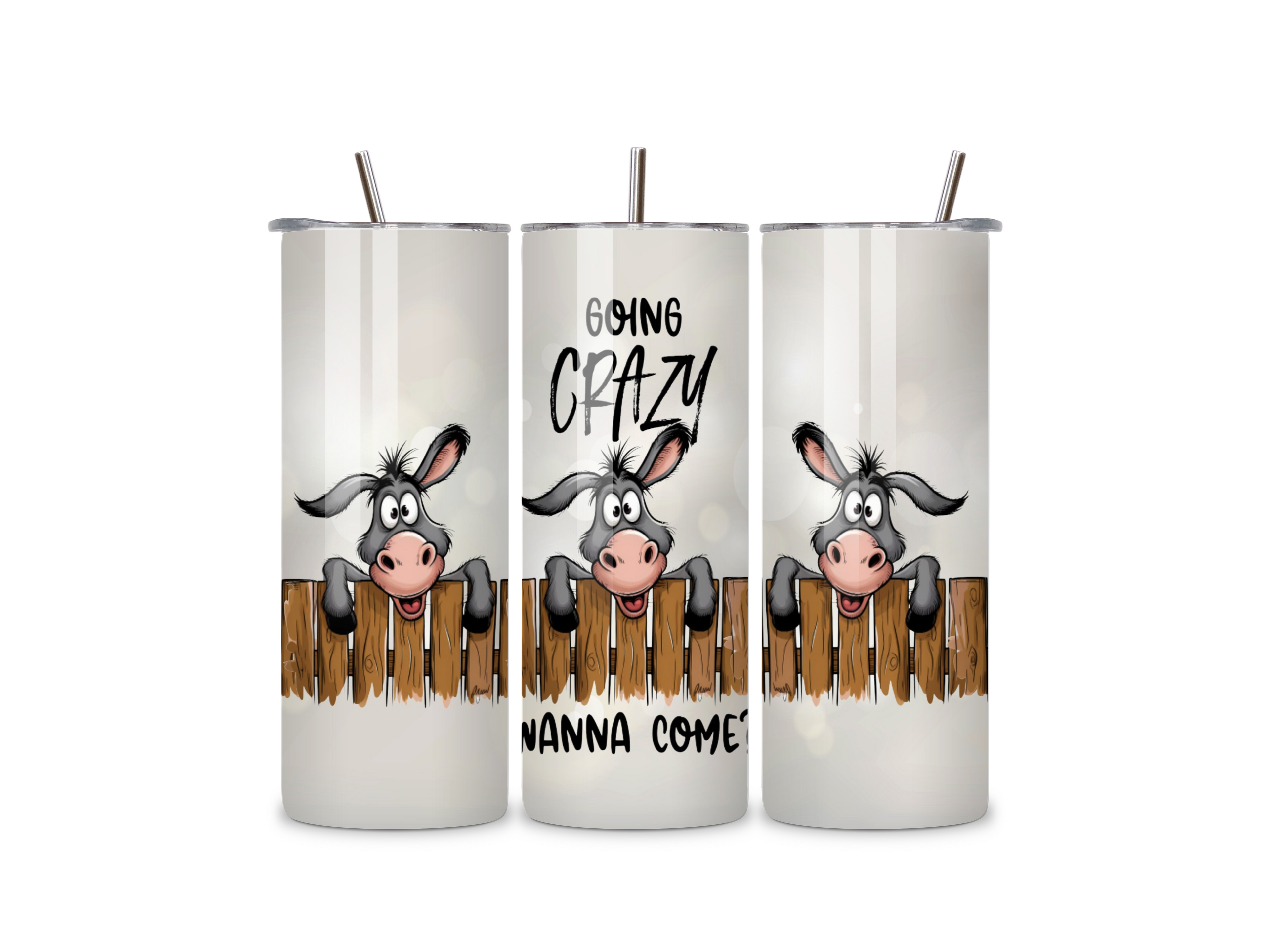 Going Crazy Wanna Come Donkey 20oz Tumbler