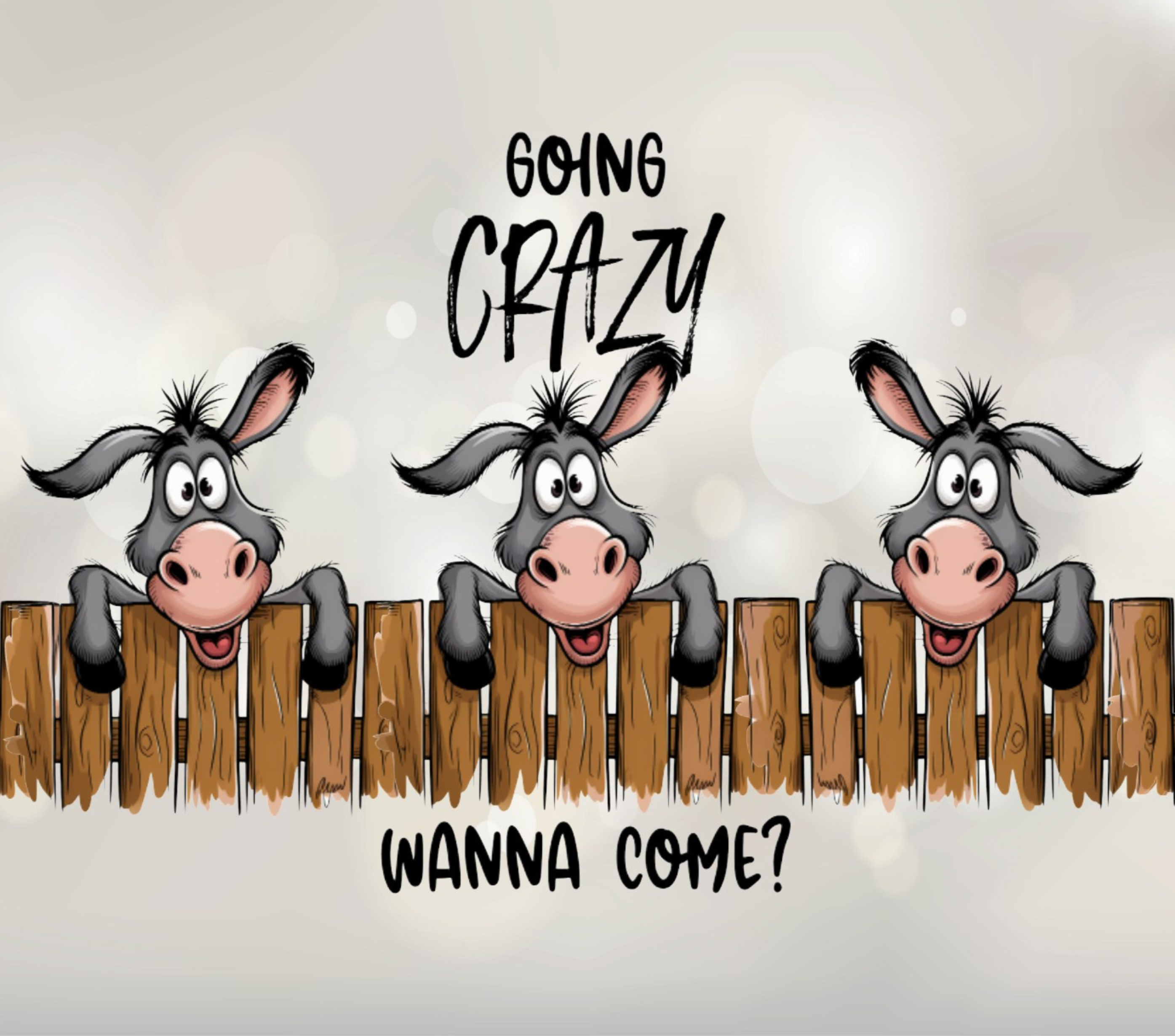 Going Crazy Wanna Come Donkey 20oz Tumbler