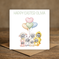 Happy Easter Personalised Card - Easter Card - Cute Easter Card