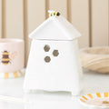 White Beehive Oil Burner and Wax Warmer with Bee – product image 1