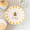 Striped Bee Happy Trinket Dish – product image 1