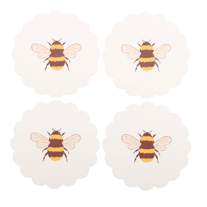 Honey Bee Coaster Set