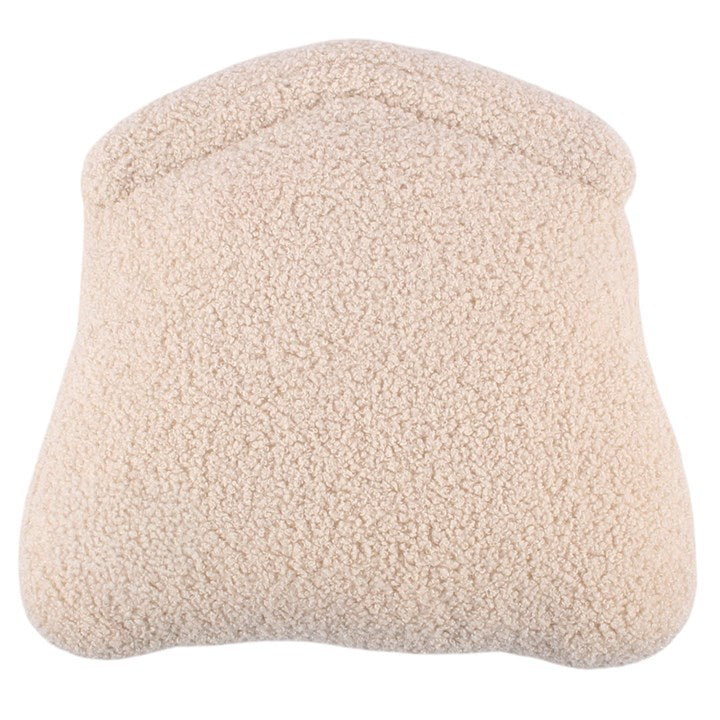White Beehive Boucle Cushion