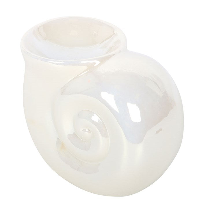 Pearlescent Spiral Shell Oil Burner