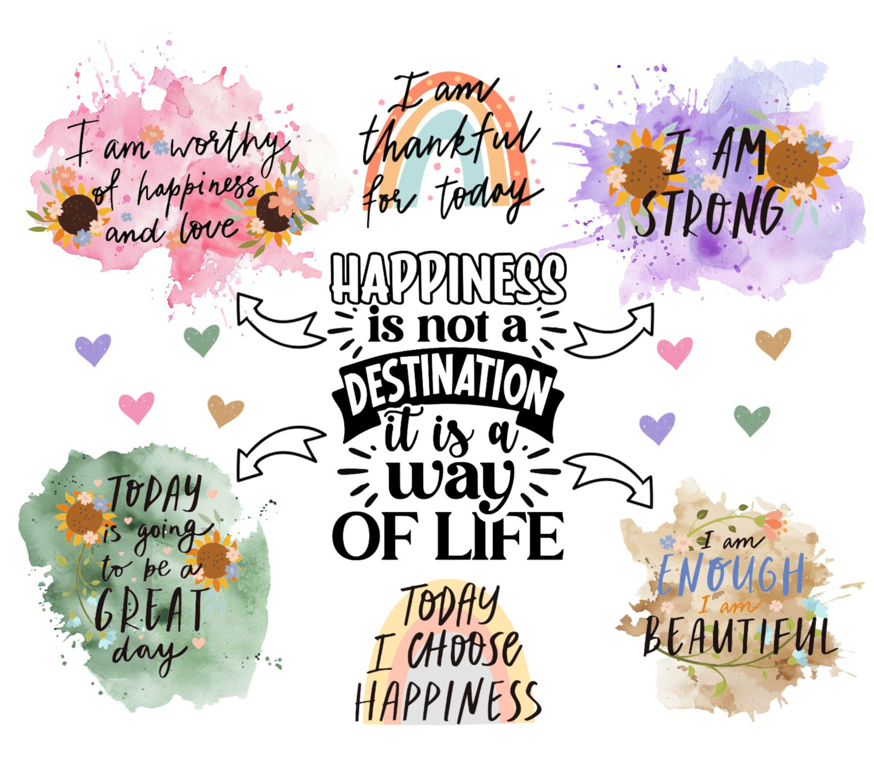 Happiness Is Not A Destination,It's A Way Of Life 20oz Tumbler