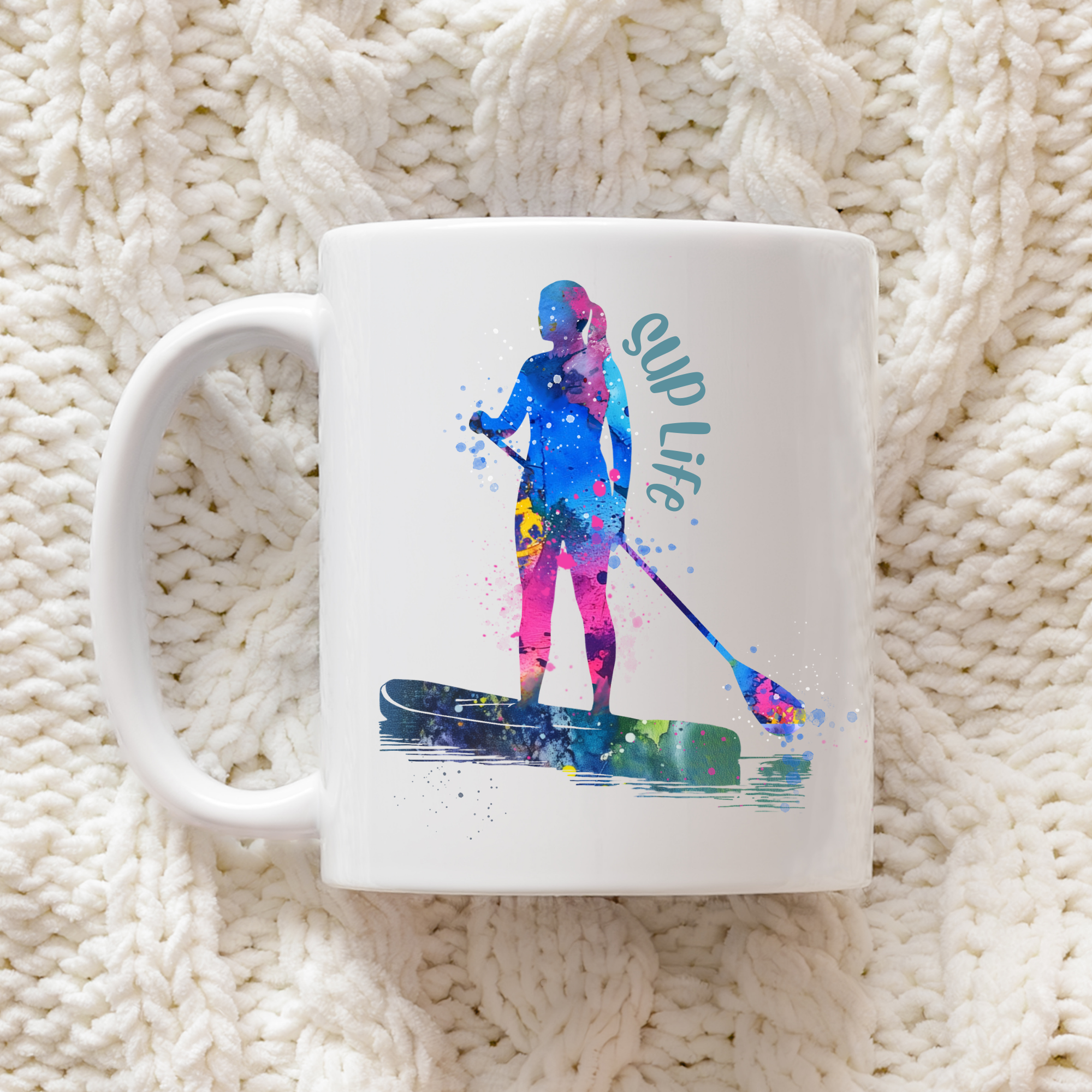 SUP Life 11oz Ceramic Mug – Stand Up Paddleboard Gift