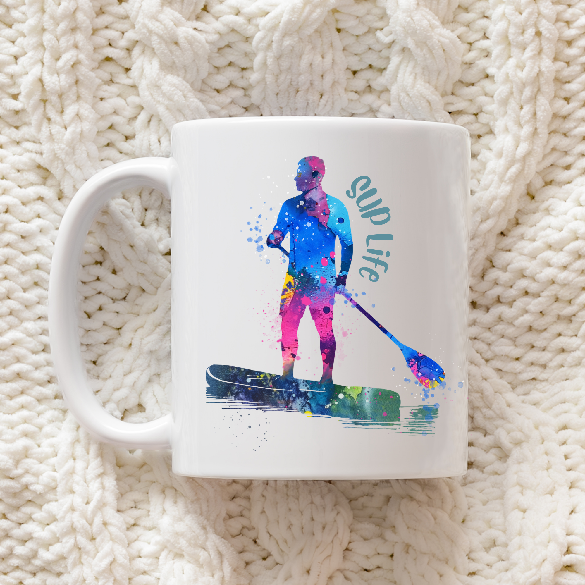 SUP Life 11oz Ceramic Mug – Stand Up Paddleboard Gift